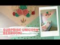 THIS LOOKS AMAZING! | SURPRISE UNICORN BEDROOM