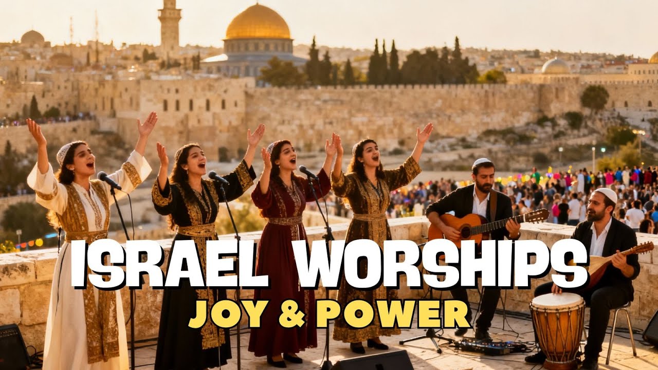 SHALOM ISRAEL ️ Deep Hebrew Worship | Songs of Joy Before the Melej ...