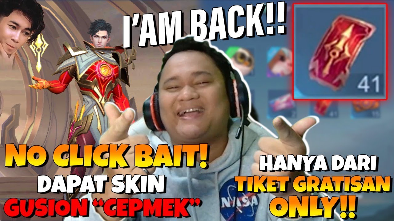 I'AM BACK - DAPATIN SKIN GUSION CEPMEK DENGAN 41 TIKET SAJA! GOKIL ABIS INI CARANYA!!!