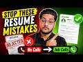 Why Your Resume Gets Rejected (Fix These Mistakes Before Applying)