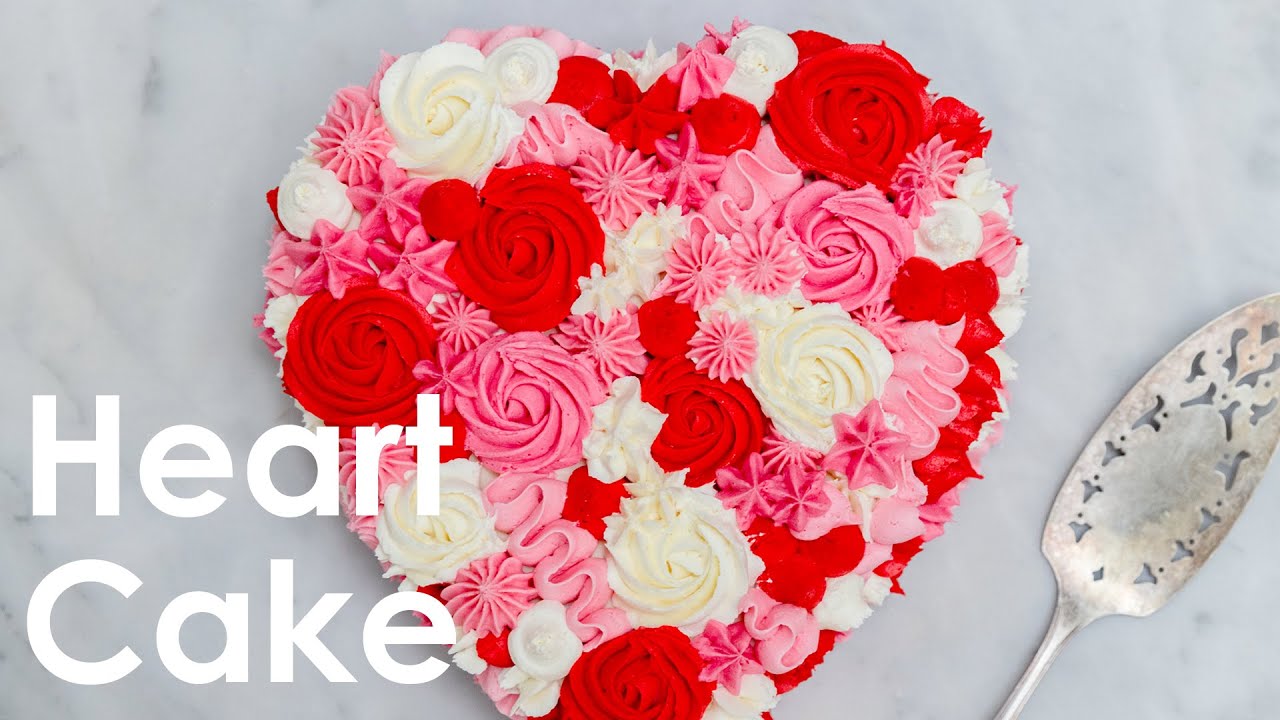How to shape cake into a heart! Perfect for Valentine's ...