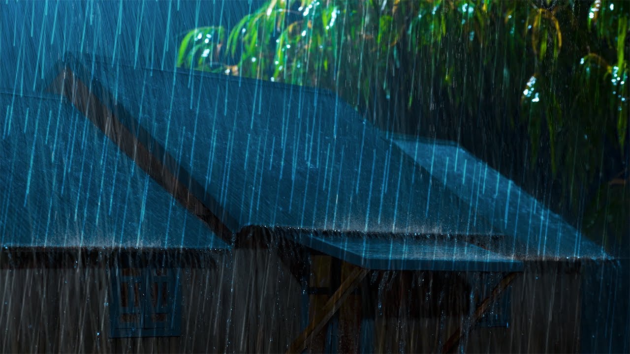 Sonidos de lluvia intensa y truenos fuertes para dormir | Combate el ...