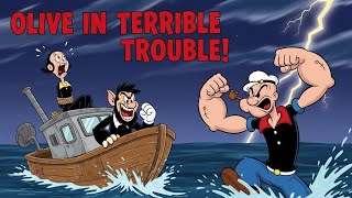Olive Oyl In Terrible Trouble Popeyes Epic Spinach Rescue Clic Cartoon Adventure
