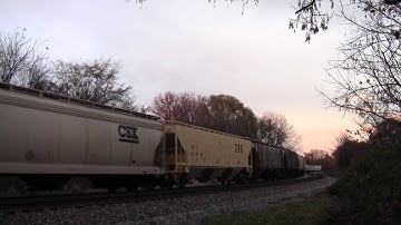 CSX Q416 in Hi Def at Shenandoah Junction,WV on 11/5/13