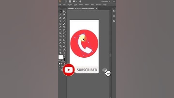 How to make Phone Icon Design in illustrator | Shorts