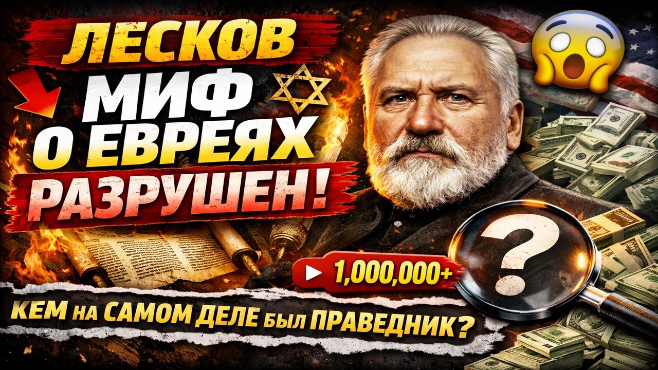 ЛЕСКОВ - КЕМ ОН БЫЛ НА САМОМ ДЕЛЕ! МИФ О ЕВРЕЯХ РАЗРУШЕН