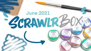 ScrawlrBox June 2021 UNBOXING! // EmilyArts