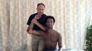 Seated Thai Upper Trapezius Elbow Work