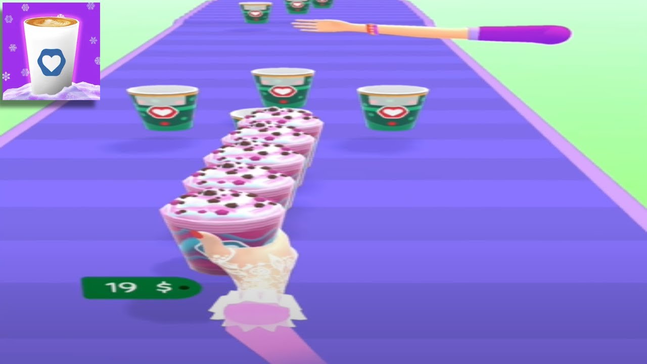 Coffee Stack☕All Gameplay Android-iOS MaxLevel Unlock Mobile Game, Every day Play Enjoy🎮CS10Lv