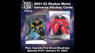 Puck Junk Podcast 141: 2021-22 Skybox Metal Universe Hockey