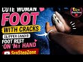 Cute Woman Foot Rest on My Hand✋🏻🥵🥿 | Candid Travel Moment | SrnStepZone | Trampling 