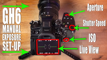 Panasonic GH6 Tutorial - Manual Exposure Live View Set-up with Tri-Navi, Custom Q Menu & My Menu...