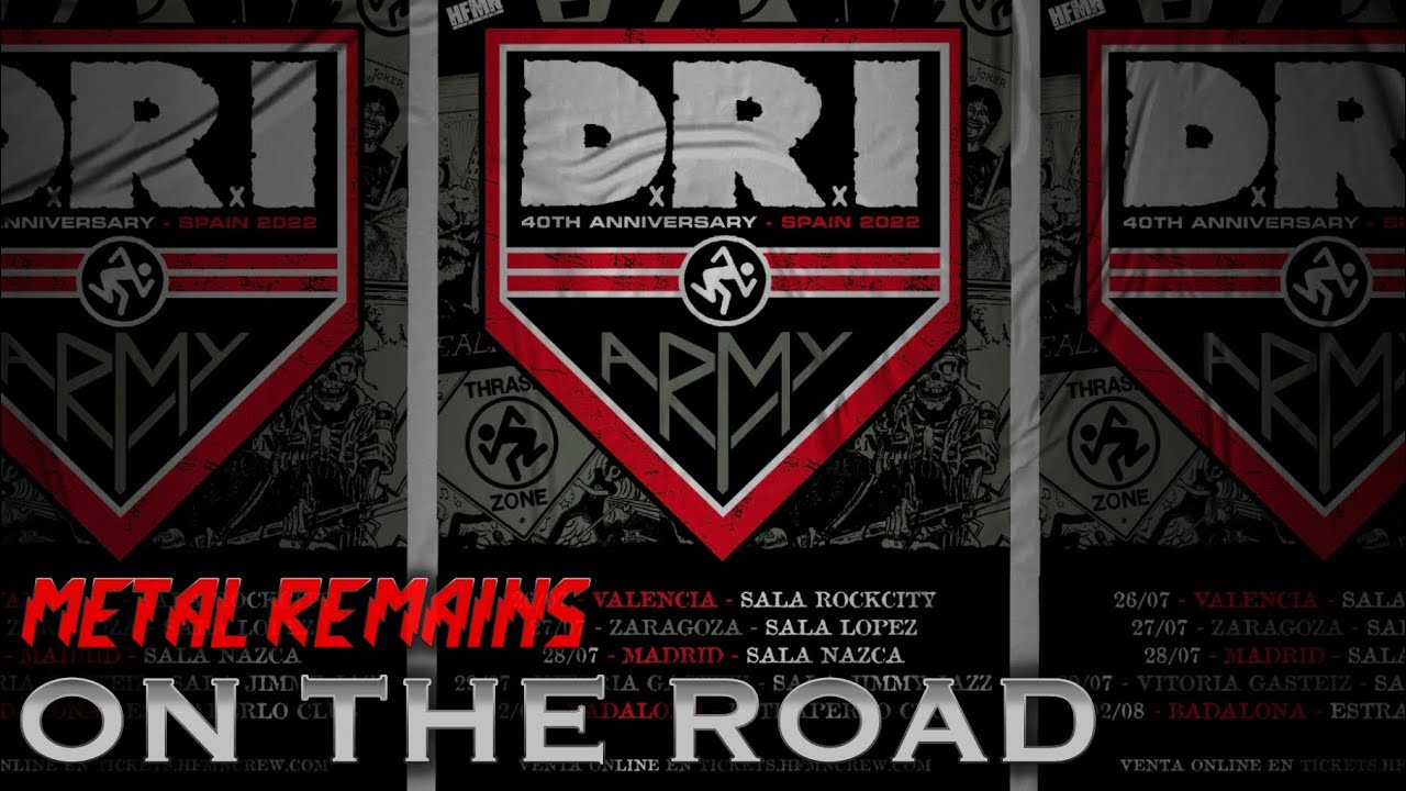 D.R.I. 40th Anniversary Tour Spain 2022 [LIVE][Metal VLOG] YouTube
