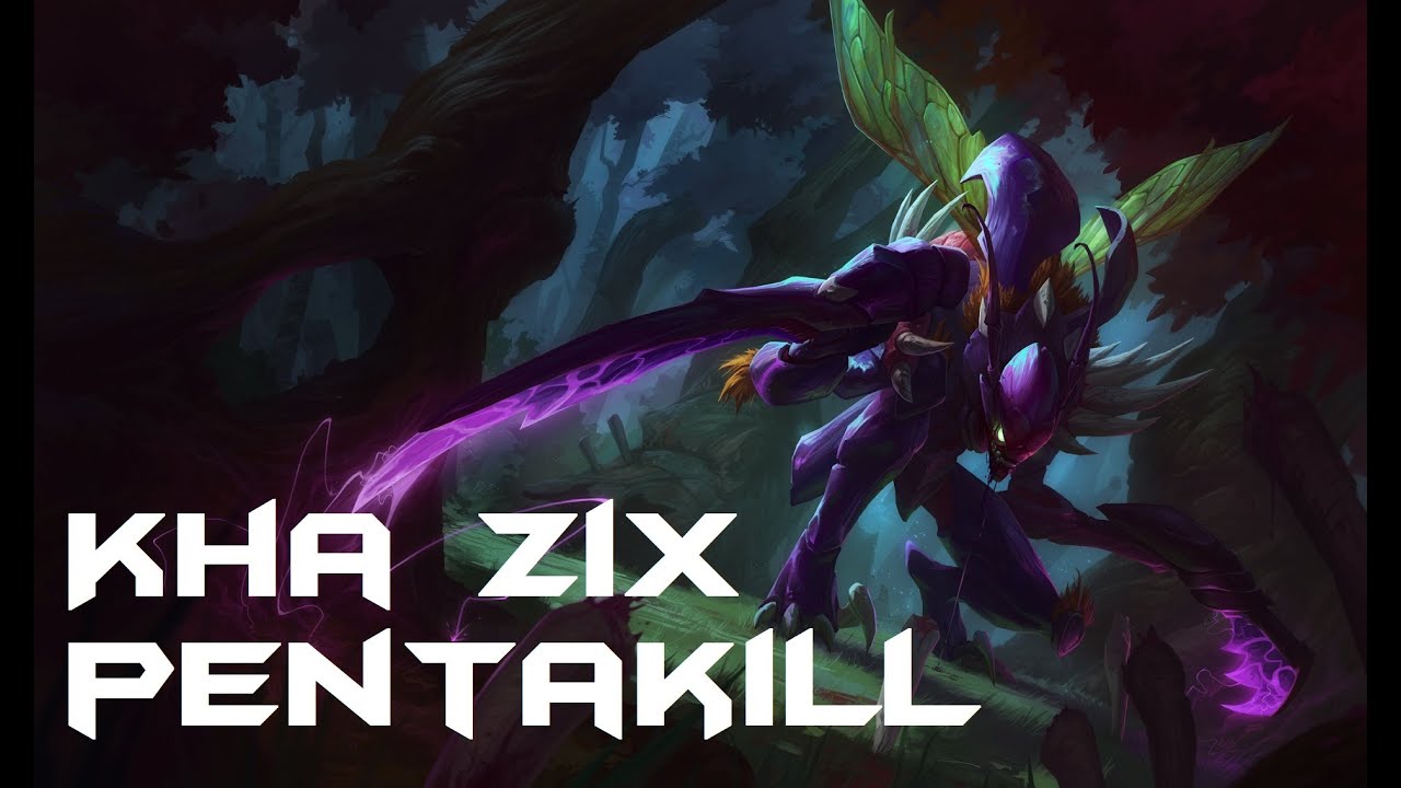 Kha Zix Pentakill ! (ft. Korean Shoutcasters)