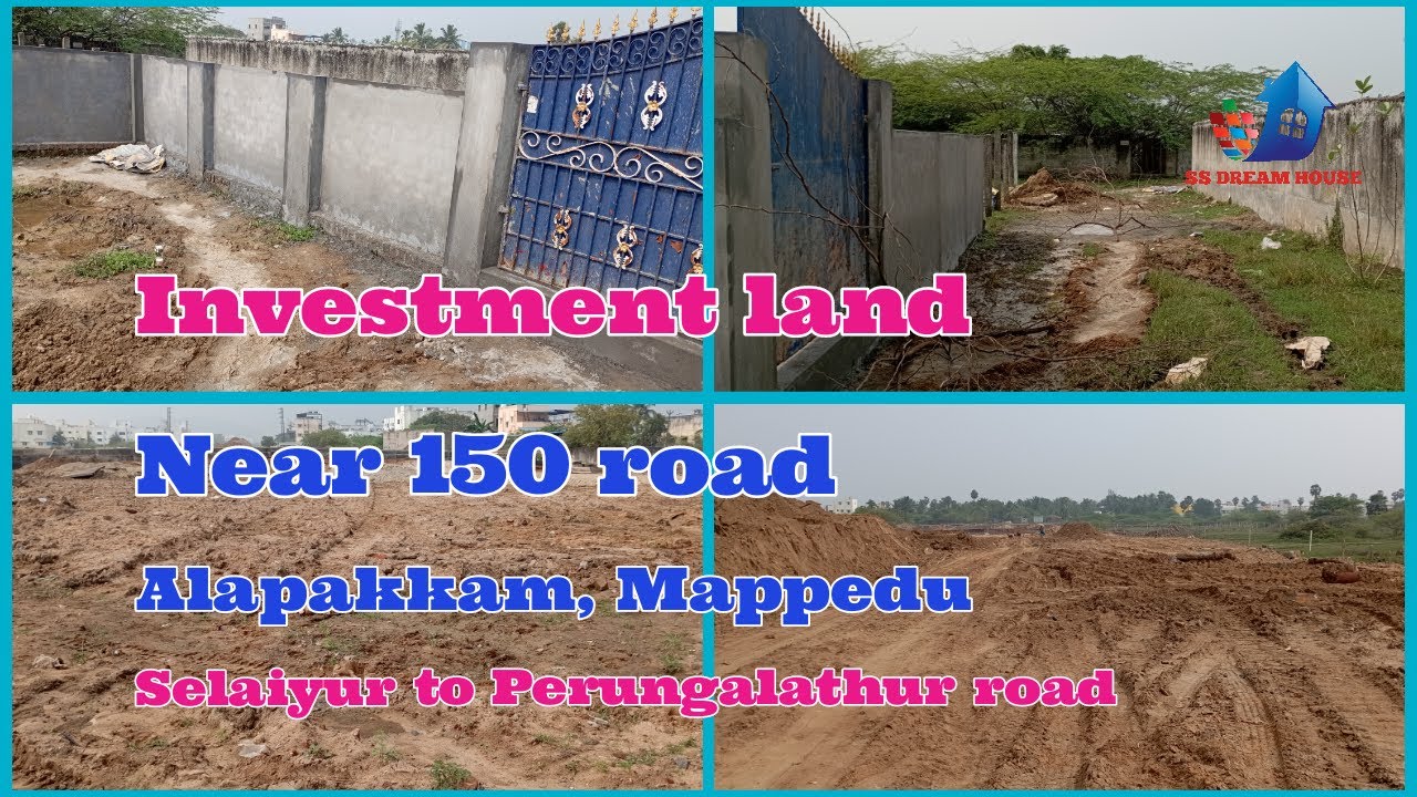 Best Investment Land for Sale,Selaiyur to Perungalathur Bypass road