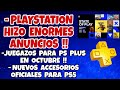 PLAYSTATION HIZO ENORMES ANUNCIOS !! JUEGAZOS DE PS PLUS NUEVOS ACCESORIOS PARA PS5 Y MUCHOS JUEGOS