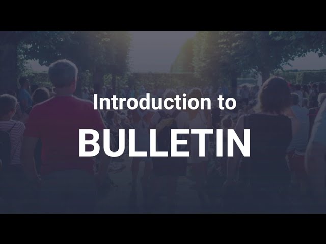 Introduction to Bulletin | Localist
