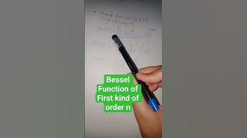 Bessel Function of First kind of order n || Mathematical Physics #csirnet #mathematicalphysics