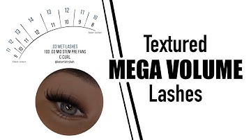 Textured Mega Volume Strip Lash Extension | Mapping+Tutorial