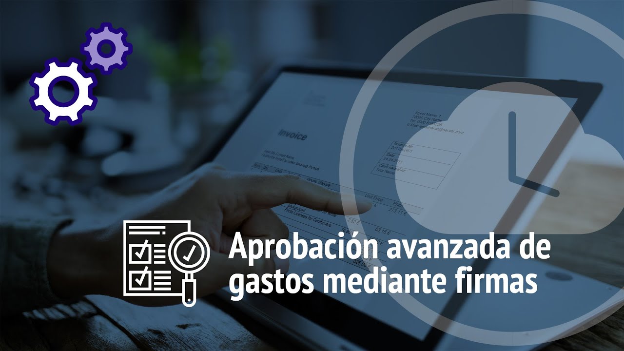 Aprobación avanzada de gastos: Firmas mancomunadas