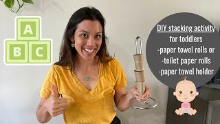 DIY Stacking activity for your toddler Wealth