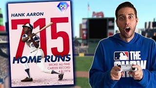 I BOUGHT NEW *99* HANK AARON FOR 1 MILLION STUBS AND HE HAD THE DEBUT OF A LIFETIME! MLB THE SHOW 21