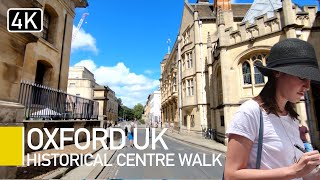 [4K] Oxford Tour, England | Historical City Centre - Virtual Oxford Walking Tour
