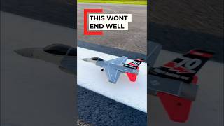I Knew This Wouldn’t End Well 😂 #rcplane #crash #shorts