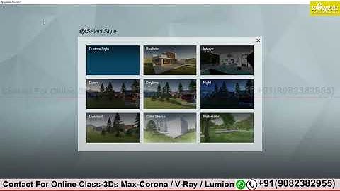 Online Class Recording, Lumion-class-3- Render settings-camera Animation-walkthrough