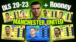 Manchester United team in DLS🤩😵🤯 DLSdagi Barcha Yunayted futbolchilari bilan tanishing Rooney 80🌟🌟🌟