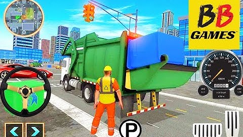 Garbage Truck Driving Simulator: Truck Driver Game -Android IOS gameplay walkthrough