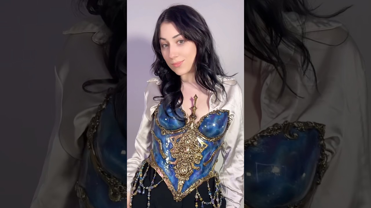 spent the last month working on this and its finally done #arcane #cosplay #fashion #corset #viktor