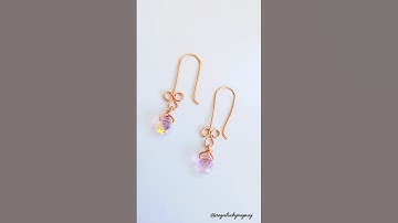 Level up your Ear Wires - Beginner Friendly Tutorials for decorative ear wires #wirewrappedjewelry