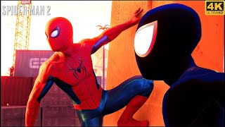 Final Swing Peter and ATSV Miles vs Symbiotes - Marvel's Spider-Man 2 (4K 60FPS)