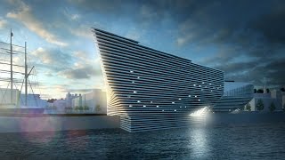 Virtual flythrough of the new V&A Museum Dundee by Kengo Kuma