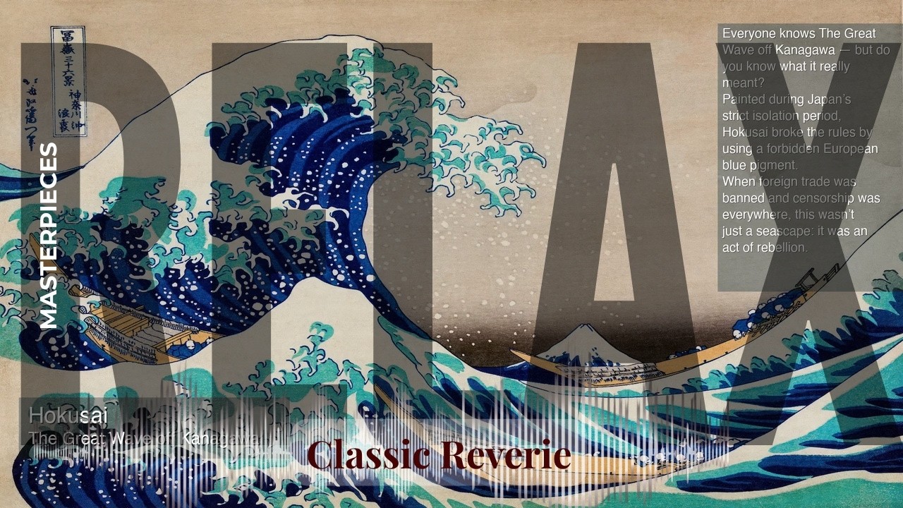 Relax - Classic Reverie with Old Masters | Hokusai · The Great Wave off Kanagawa & others