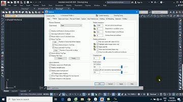 THIẾT LẬP GIAO DIỆN AUTOCAD CLASSIC VÀ TÙY CHỌN OPTION CHO AUTOCAD 2020