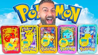 I Opened Original 25 Year Old Pokemon Tins!