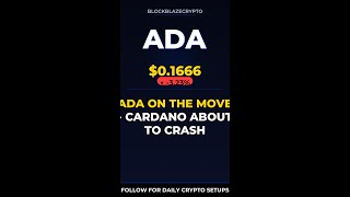 ADA On The Move - Cardano About To Crash
