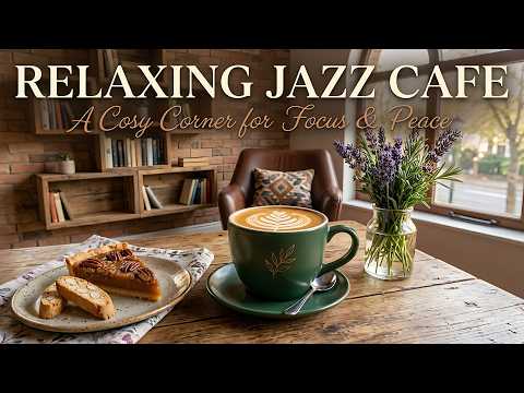 Relaxing Jazz Cafe ☕ Bossa Nova background for Great Moods, Stress Relief & Relaxing