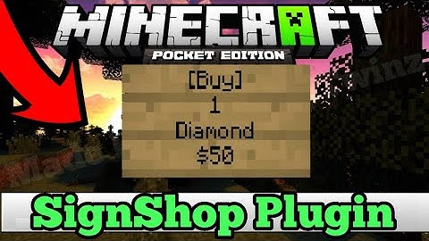 Pocketmine Plugin - SignShop Tutorial