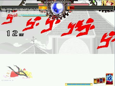 【MUGEN】再戦　最高にハイなＤＩＯ（shio）（cv.子安武人）　VS　フランドール・スカーレット（黒鉄 弾幕モードOFF）【High DIO VS Flandre_Scarlet】
