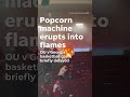 Popcorn machine erupts into flames during OU basketball game