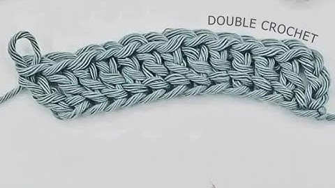 Left Hand *How to Double Crochet - dc - Beginner