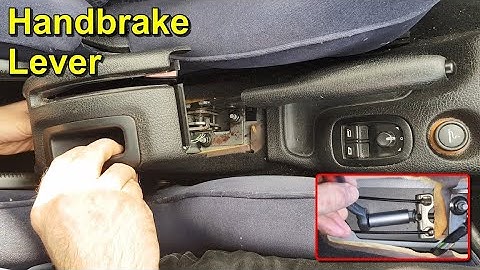 Handbrake Lever Removal - Peugeot 206