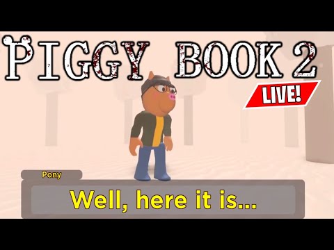 Piggy Book 2 Live Countdown And Trailer Reveal Roblox Piggy Live Youtube - roblox piggy pony book 2