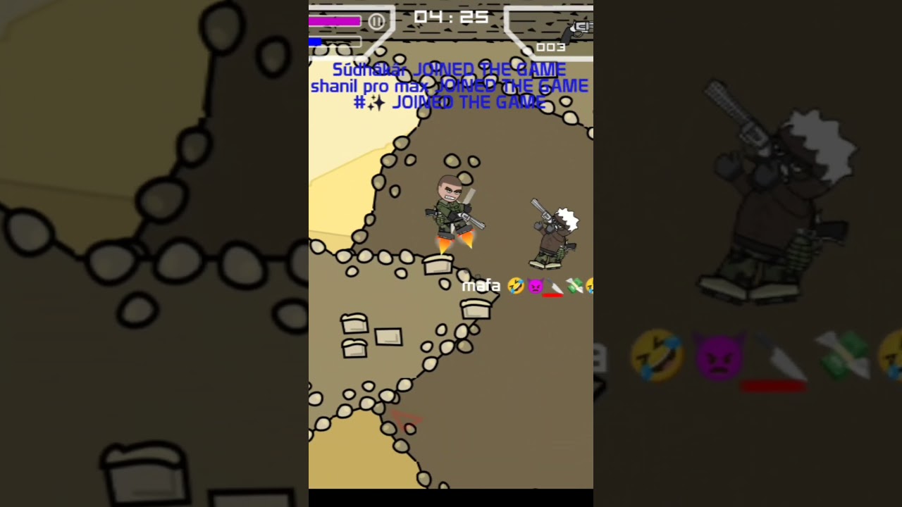 #1 mini militia funny shorts 