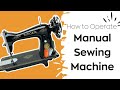 How to use a sewing machinemanualsewing for beginners sewingtools  sewingmachine