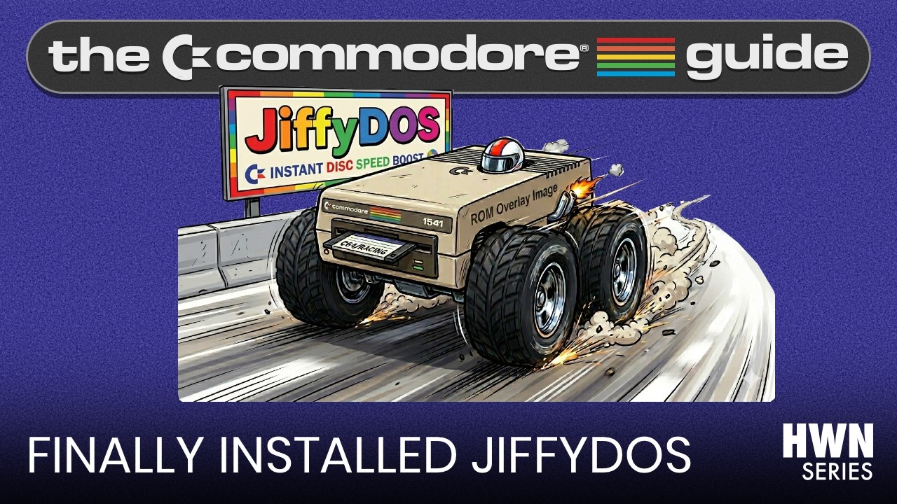 Installing JiffyDOS on My C64U - YouTube