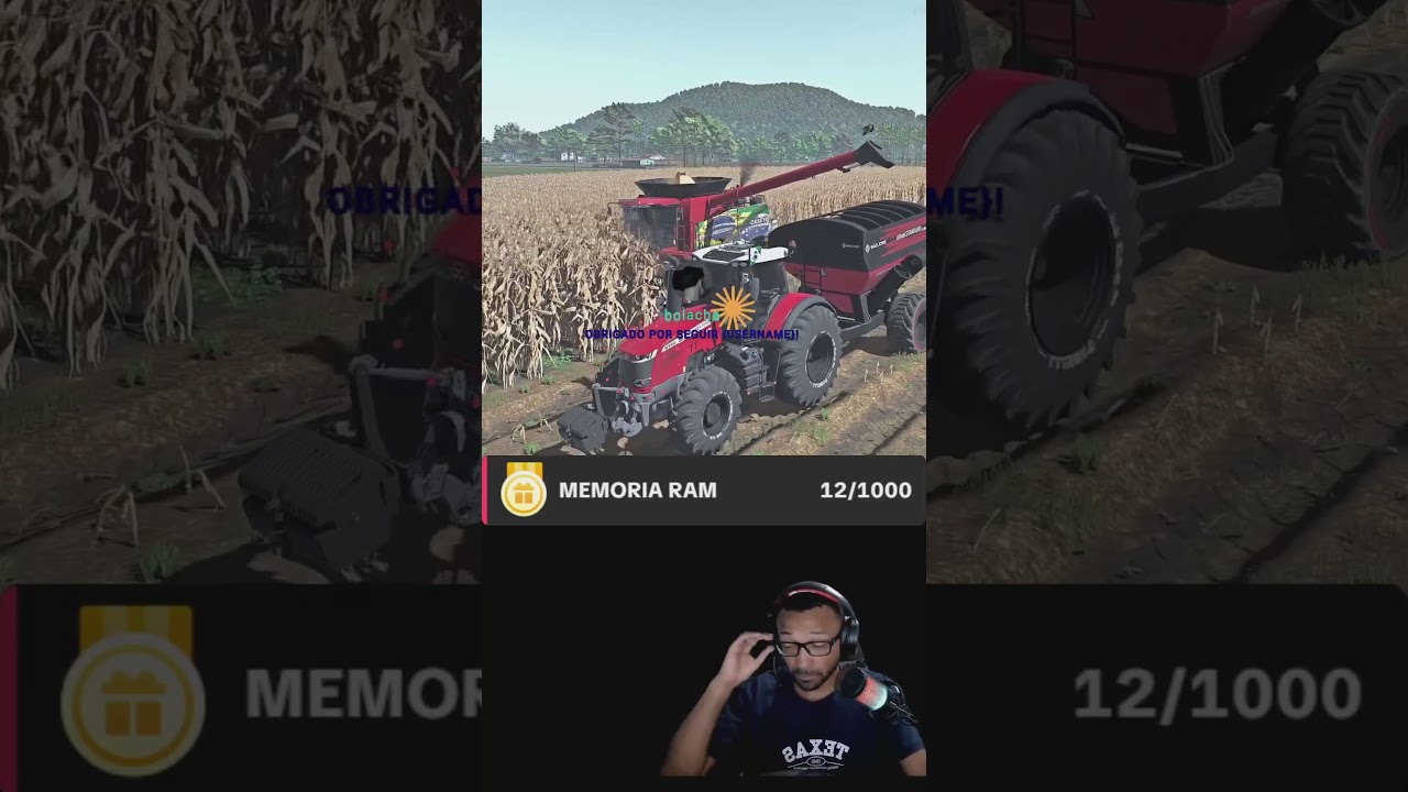 🔴LIVE ON fs25 TURVO MAP FS25 COLHEITA DE MILHO 